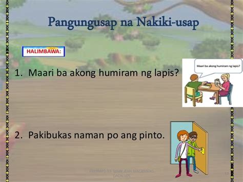 5 halimbawa ng pakiusap example